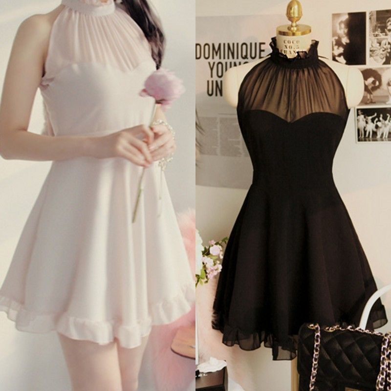 chiffon-one-piece-dress-patchwork-lace-b