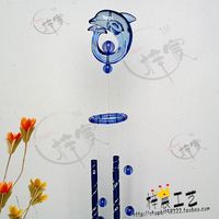 dolphin wind chime