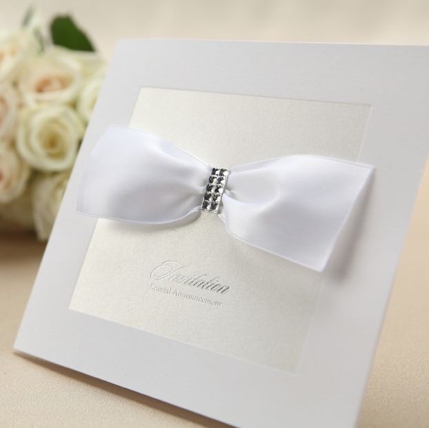 Ribbon designs for wedding invitations