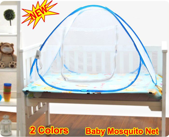 Baby Kid Toddler Child Infant Bed Crib Canopy Pop Up Mosquito Net