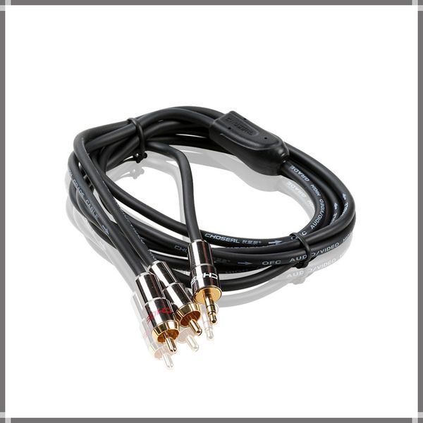 Choseal Q-565A черный позолоченный 3,5 мм мужской стерео штекер для 2 RCA аудио кабель Бесплатная доставка
Choseal Q-565A черный позолоченный 3,5 мм мужской стерео штекер для 2 RCA аудио кабель Бесплатная доставка