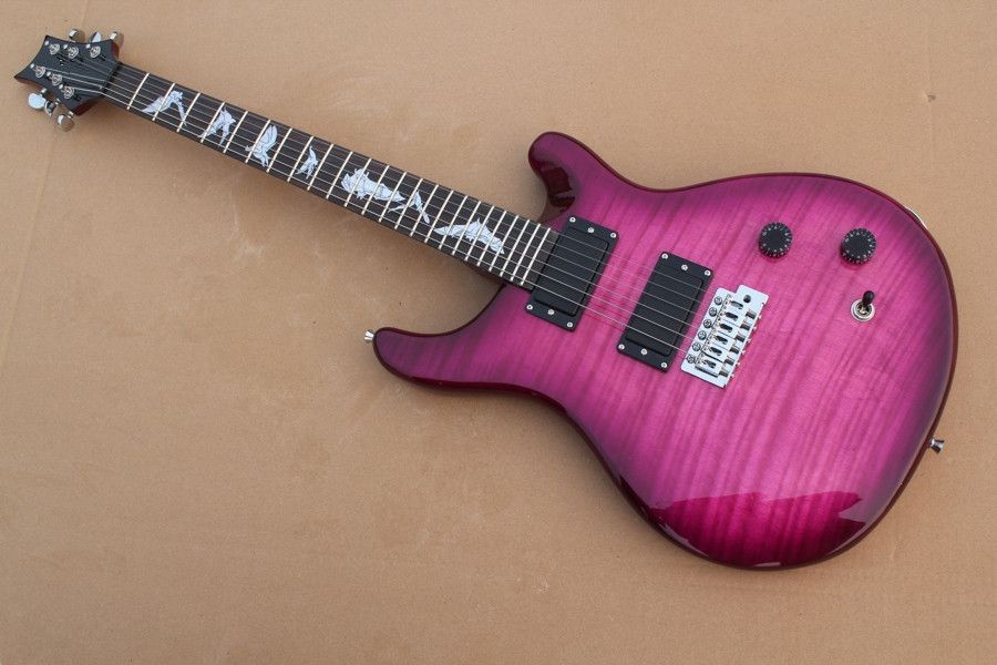 39'' Loud Purple Color Electric Guitar For Pop Music Fans Electric