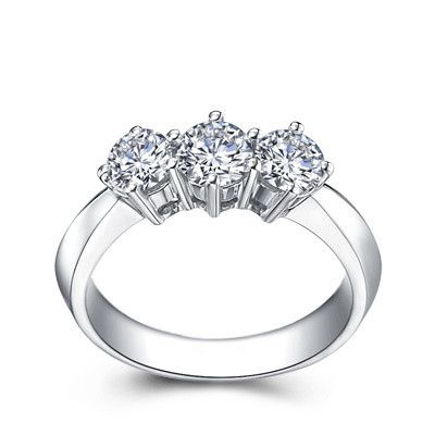 18k white gold Real Diamond wedding rings for women Certified 0.45ct ... 18k white gold Real Diamond wedding rings for women Certified 0.45ct ...