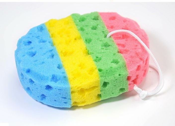 2017 12.5cm Bath Sponge Sponges Bathing Spa Shower Scrubber Ball Bath