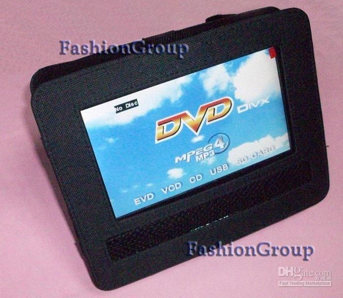 Wholesale - 7" Portable DVD Player Car Headrest Mount,headrest bag ...