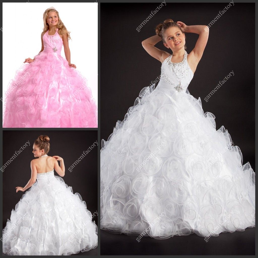 White flower girl dresses