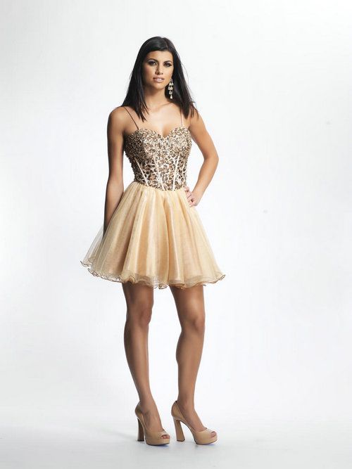 Leopard Print Beaded Corset Grade 8 Graduation Dresses Tulle Sweetheart