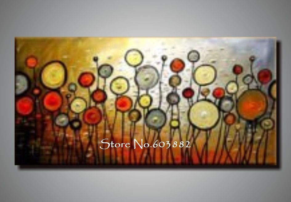 Discount 100 Handmade Large Canvas Wall Art Abstract Painting on