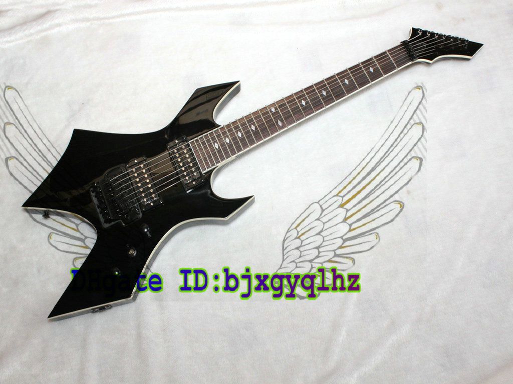 Metal electric guitar style BLACK BC Custom 7 strings electric guitar 