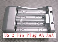 US 2 Pin Plug AA AAA Rechargeable Standard Battery Charger A...