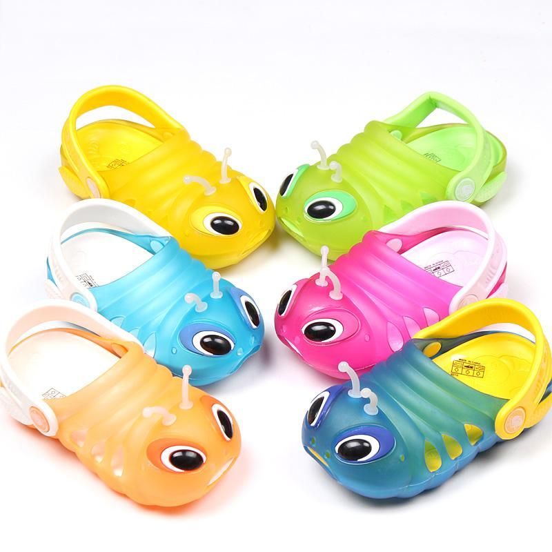309 Children Sandals Caterpillar Shoes Hole Shoes Boys Girls Jelly