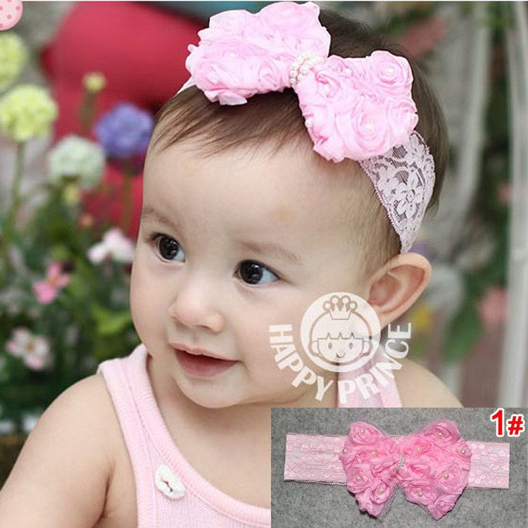 It's free shipping made easy Six Styles of Baby Headbands !