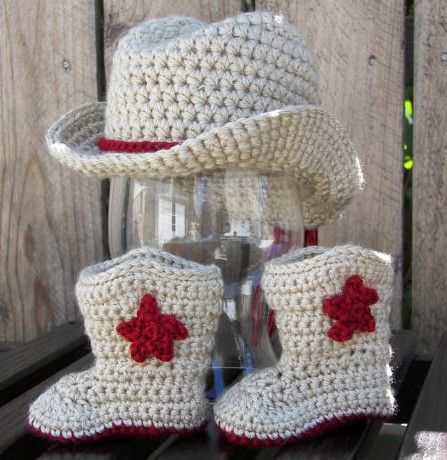 Pin Baby Crochet Cowboy Hat Pattern Free on Pinterest