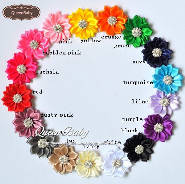 Embellishe Satin Flower Headbands Satin Flowers QueenBaby Falt Back Without Hair Clip 50pcs/lot Free Shipping
Embellishe Satin Flower Headbands Satin Flowers QueenBaby Falt Back Without Hair Clip 50pcs/lot Free Shipping
