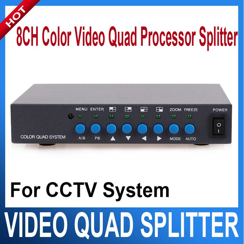 Online Cheap 8 Channel Digital Color Quad System Video Processor