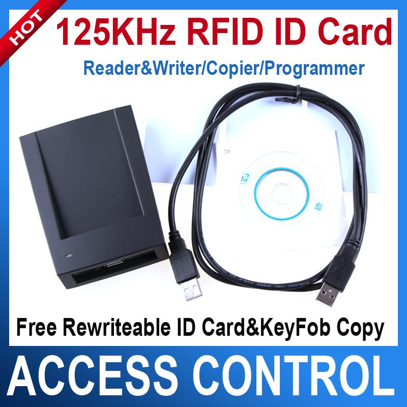 Online Cheap 125khz Rfid Id Card Reader & Writer/Copier/Programmer+