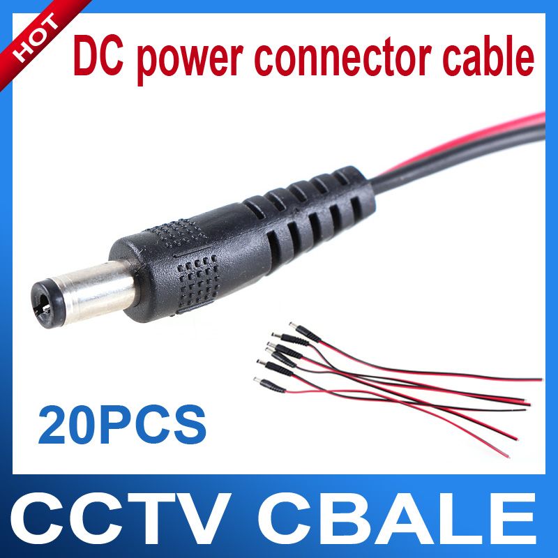 2017 Dc Power Connector Cable 12v Monitor Connector From Cctvmarket123