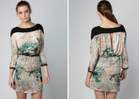 Womens summer dresses 2013 chic long sleeve summer dress vintage ...