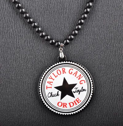 New Style Hip Hop Taylor Gang Or Die custom acrylic necklace good wood pendant free shipping, Silver
New Style Hip Hop Taylor Gang Or Die custom acrylic necklace good wood pendant free shipping, Silver