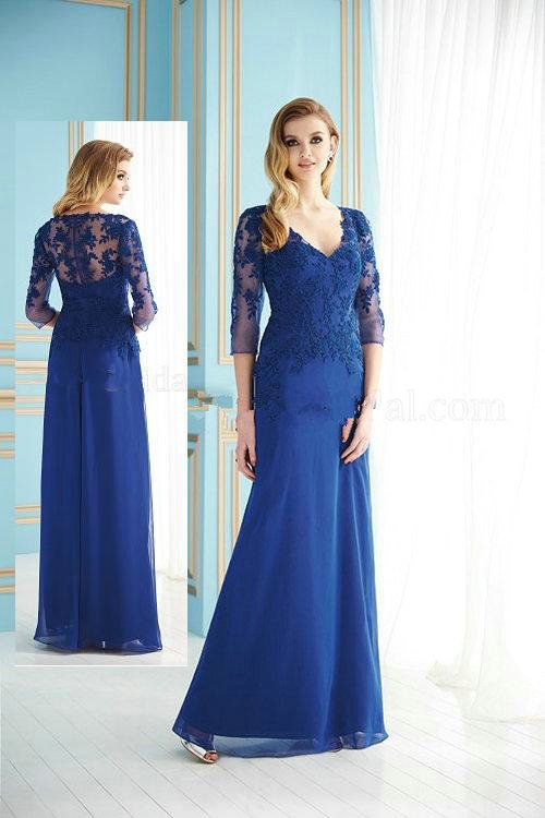 cobalt blue mother of the bride