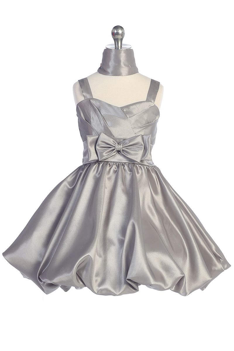 Lovely Blue Silver Purple Straps Flower Girls' Dresses Girls' Formal Dresses Princess Pageant Skirt Holidays Brithday Skirt SZ 2-10 HF513007