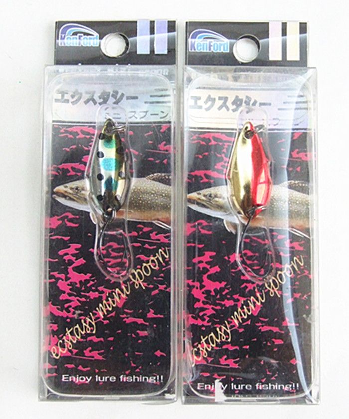 3g Single Hook Spoon Lure Spinner Bait Fishing Lure Metal False Bait