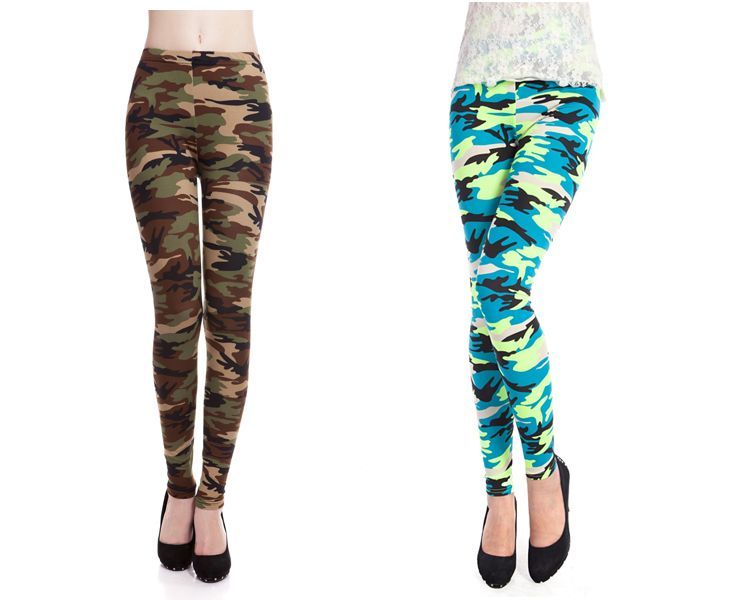 army fatigue workout leggings