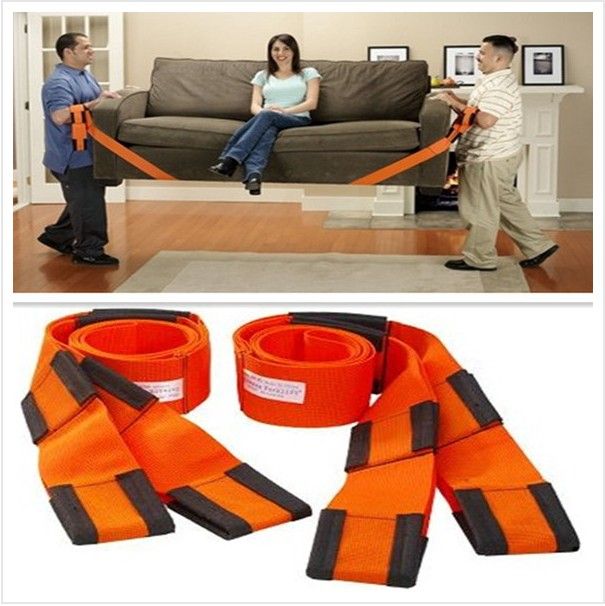 Hot! Forearm Forklift Lifting Moving Straps Wrist Furniture Mover