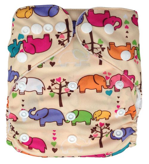 2017 Baby Organic Cloth Diapers Pockets Waterproof Without Inserts From