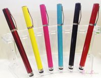Wholesale 200pcs High Quality in1 Capacitive Touch Screen Stylus with Ball Point Pen For All Cellphone PC Tablet ipad