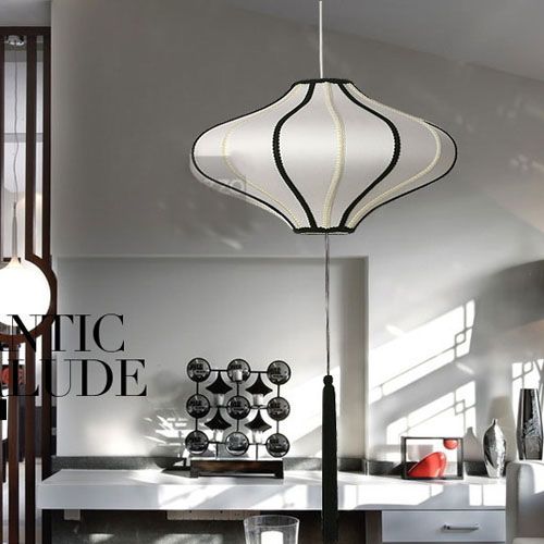 20 Chinese Style Fabric Lantern Tassels Ceiling Pendant Lamps