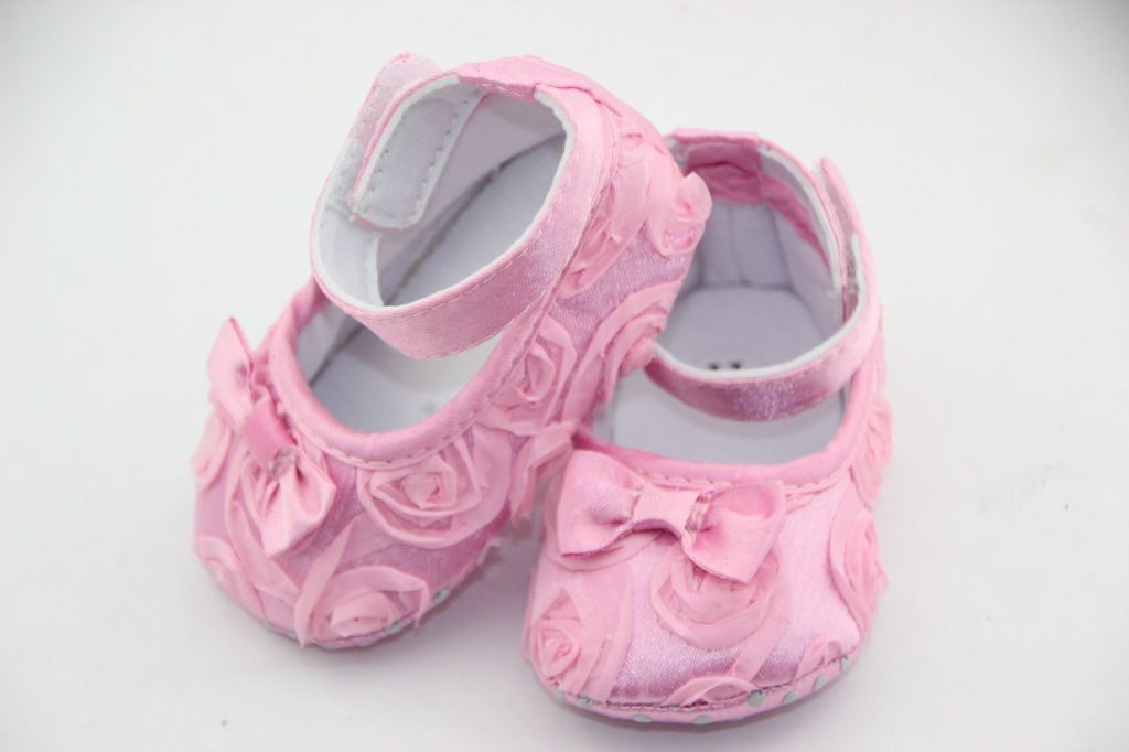 Wholesale - Pink Mary Jane Infant Baby Shoes Girls Toddler dress soft ...
