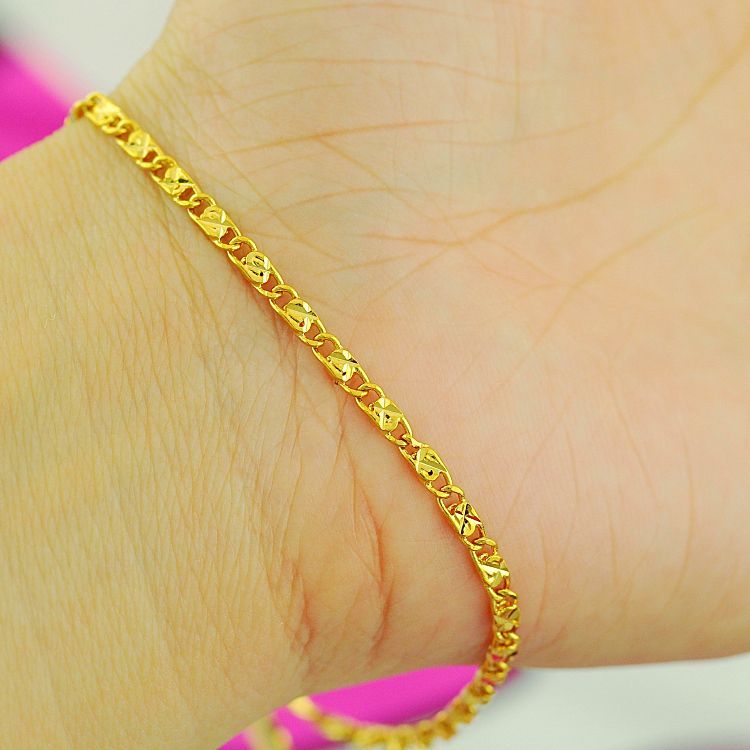 2017 Over A Hundred Couples Bracelet 24k Gold Plated Bracelet Jewelry