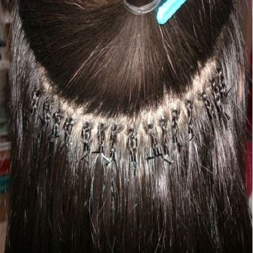 2017 Pre Bond Real Human Hair Extensions Good Quality Can Be Dyed