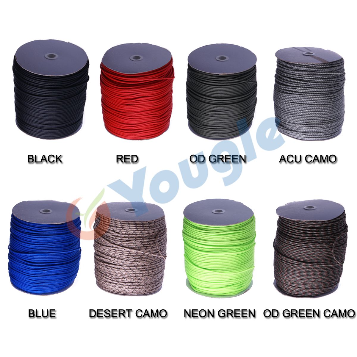 550 Paracord Parachute Cord Mil Spec Type Iii 7 Strand 1000 Ft Spool Fedex Free Rock Climb