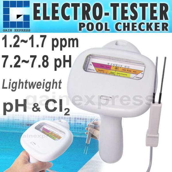 104 New Portable Ph Cl2 Chlorine Level Meter Swimming Pool Spa Water