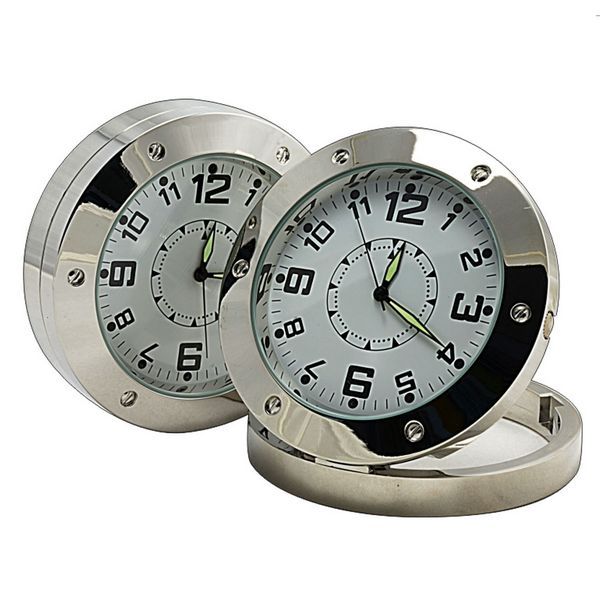 Motion Detector Spy Covert Camera Alarm Clock Dvr Round Table Desk