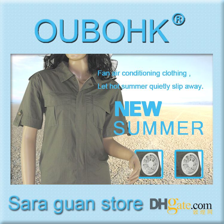 oor Working Air Condition Clothing With Rear T