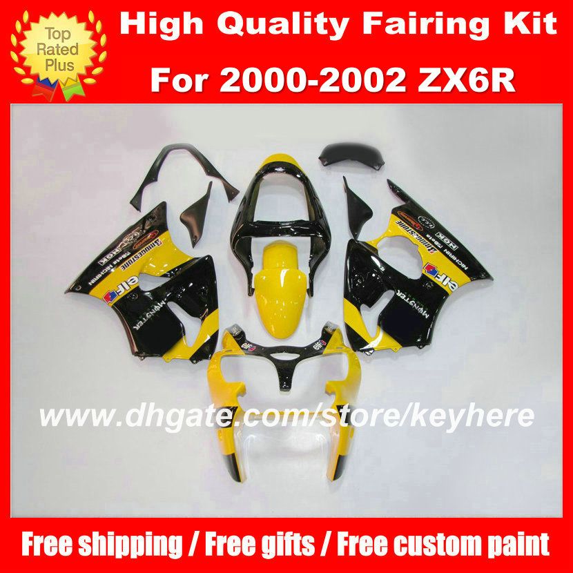 Customize ABS fairings kit for KAWASAKI ZX6R 00 01 02 Ninja ZX 6R 2000 2001 2002 fairings g5a motorcycle body work yellow black aftermarket, Same as picture
Customize ABS fairings kit for KAWASAKI ZX6R 00 01 02 Ninja ZX 6R 2000 2001 2002 fairings g5a motorcycle body work yellow black aftermarket, Same as picture
