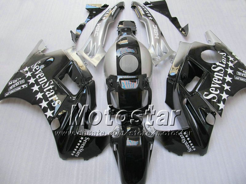 7 stars Silver/black ABS Fairing for CBR600 F2 1991 1992 1993 1994 CBR600F2 91 92 93 94 cbr 600f2 bodywork fairings #H2129, Multi-color
7 stars Silver/black ABS Fairing for CBR600 F2 1991 1992 1993 1994 CBR600F2 91 92 93 94 cbr 600f2 bodywork fairings #H2129, Multi-color