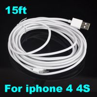 Wholesale 50pcs M ft Metres Charger Sync Data USB Cable Cord For iPhone S ipad