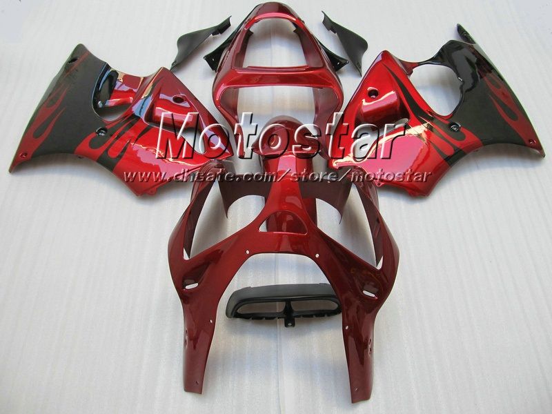 Red black flames motorcycle fairings kit for Kawasaki 2005 2006 2007 2008 ZZR600 ZZR 600 05 06 07 08 Injection fairing kit, Same as the picture
Red black flames motorcycle fairings kit for Kawasaki 2005 2006 2007 2008 ZZR600 ZZR 600 05 06 07 08 Injection fairing kit, Same as the picture
