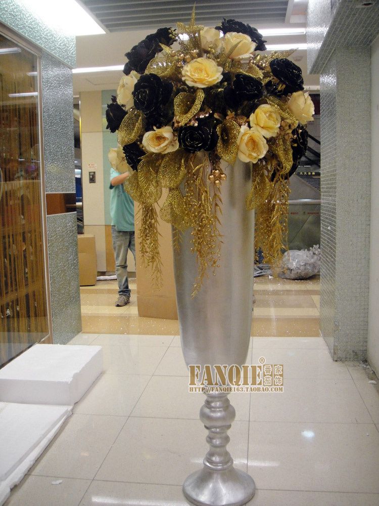 Large Floor Vase Set Modern Fashion Stair Flower Decoration Quality