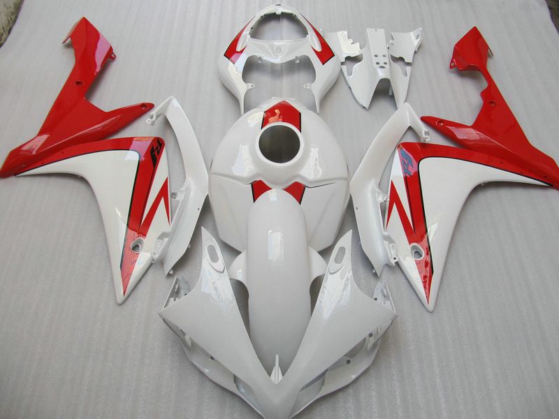 Injection molding free customize fairing kit for Yamaha YZF R1 07 08 white red fairings set YZFR1 2007 2008 OT13, Same as the picture shows
Injection molding free customize fairing kit for Yamaha YZF R1 07 08 white red fairings set YZFR1 2007 2008 OT13, Same as the picture shows