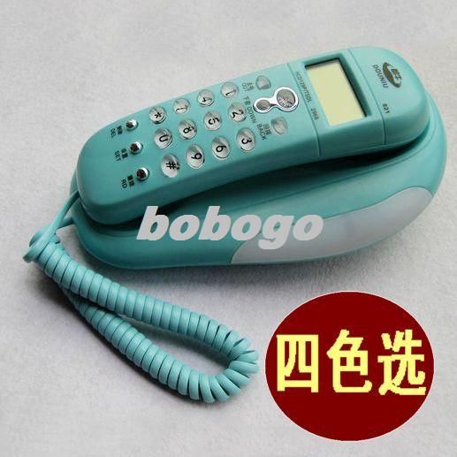 Cute Little Extension Fashion Hook Telephone Caller Id Home Landline
