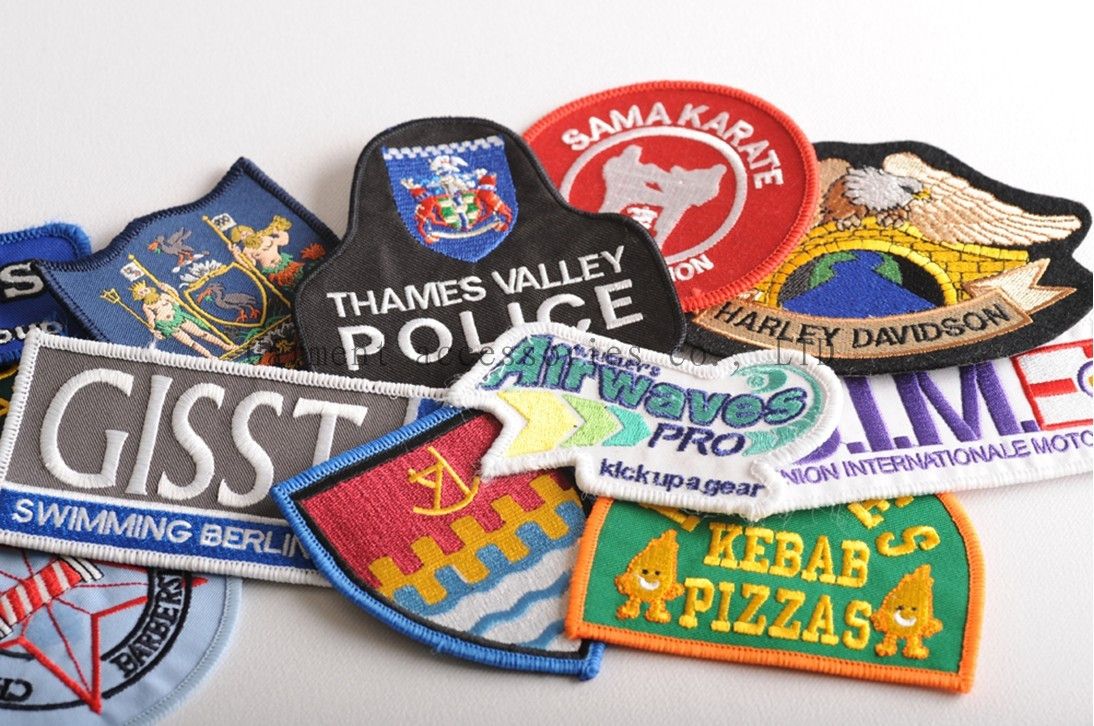 2017 Woven Name Patch Embroidered Badges Clothes Patches From