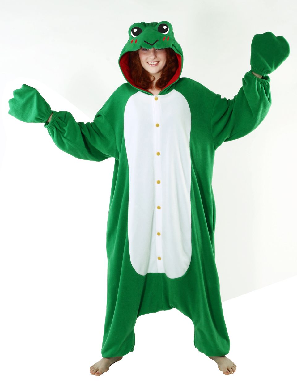 Japanese Animal Kigurumi Frog Cosplay Costume FROG Adult Animal Womens