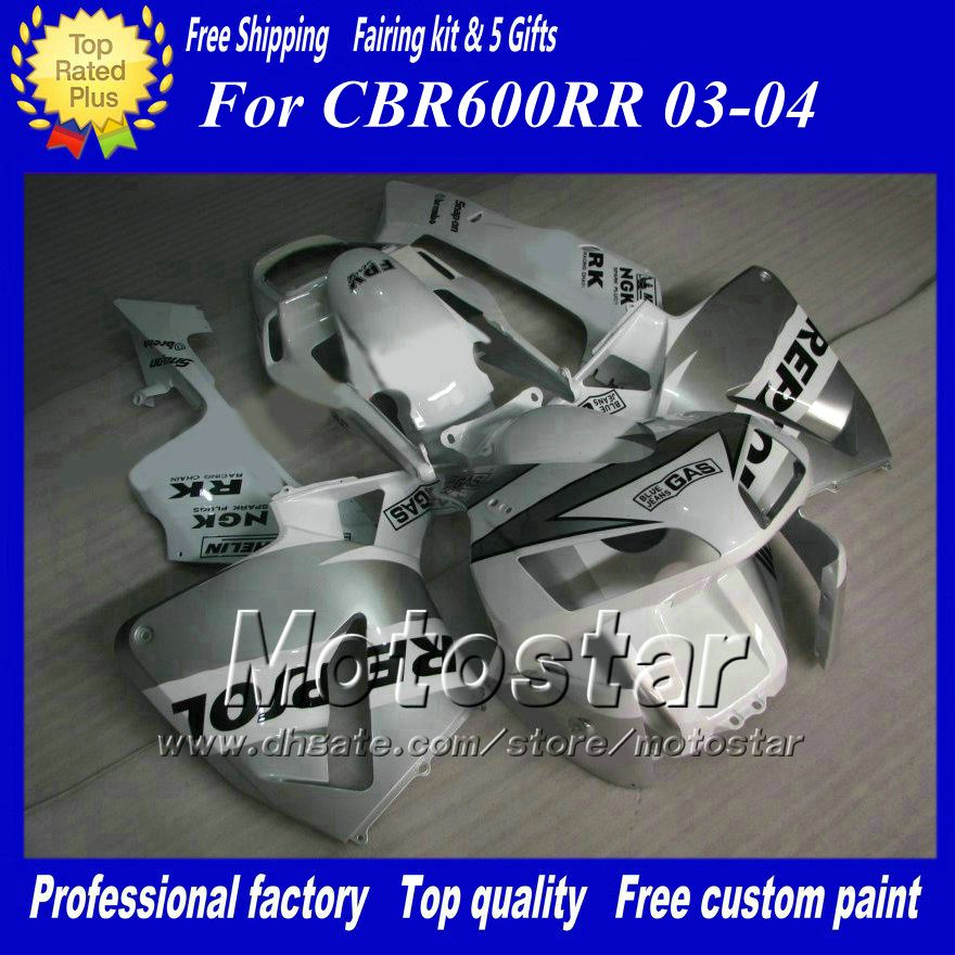 Injection mold REPSOL Fairing kits for HONDA CBR600RR 2003 2004 CBR 600RR CBR600 F5 03 04 motorcycle fairings parts, Multi-color
Injection mold REPSOL Fairing kits for HONDA CBR600RR 2003 2004 CBR 600RR CBR600 F5 03 04 motorcycle fairings parts, Multi-color