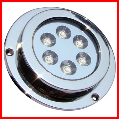  Yacht Light Blue Color Stainless Steel Body 12V/24V USA Semiled Chip B