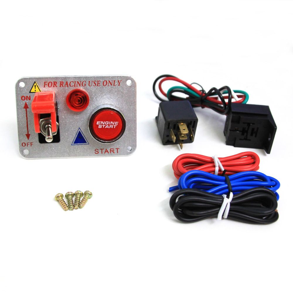 2018 Chrome Ignition Toggle Switch Engine Start Push Starter Button